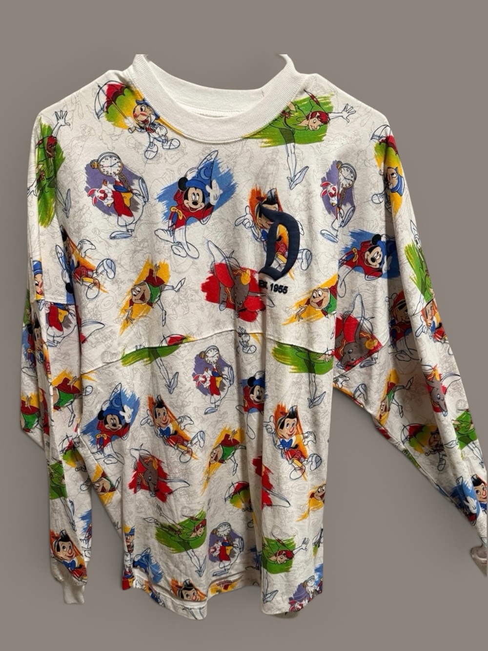 Disneyland multi character spirit jersey